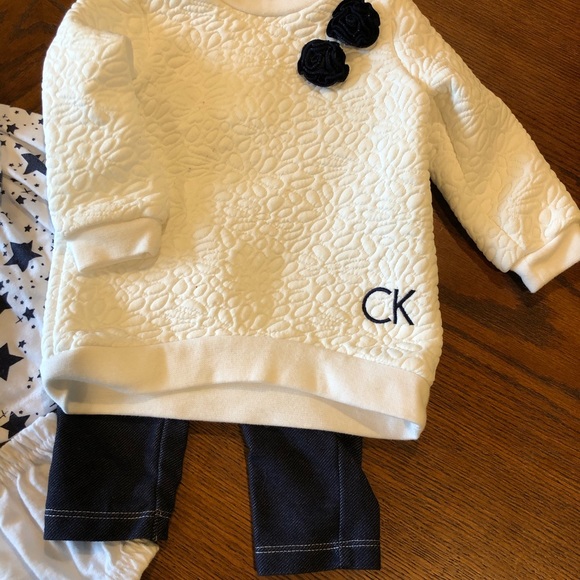 White & Navy Sets Baby Girl - Picture 4 of 8